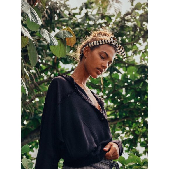 NWT FP Movement Windy Meadow Hoodie / Black - Picture 2 of 5